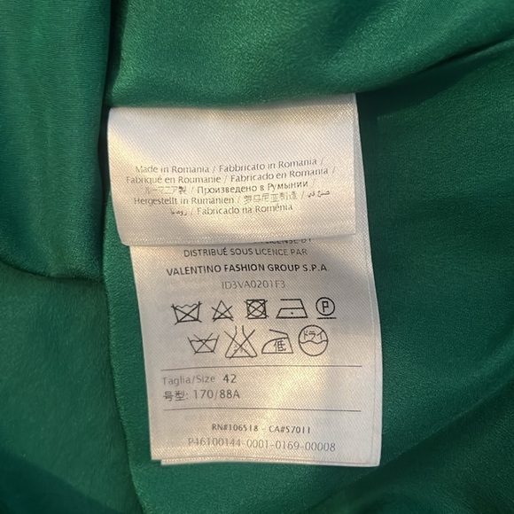 M by Missoni Silk Shift Dress Sleeveless Multi Colored Abstract Floral Size 42/6 - Picture 9 of 10